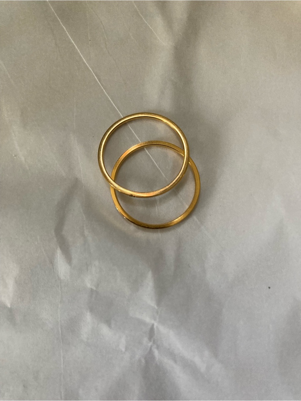 Classic Gold Stackable Ring Set - Picture 2 of 5